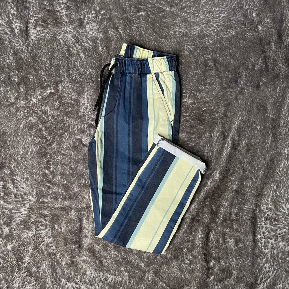 ASOS striped cropped pants